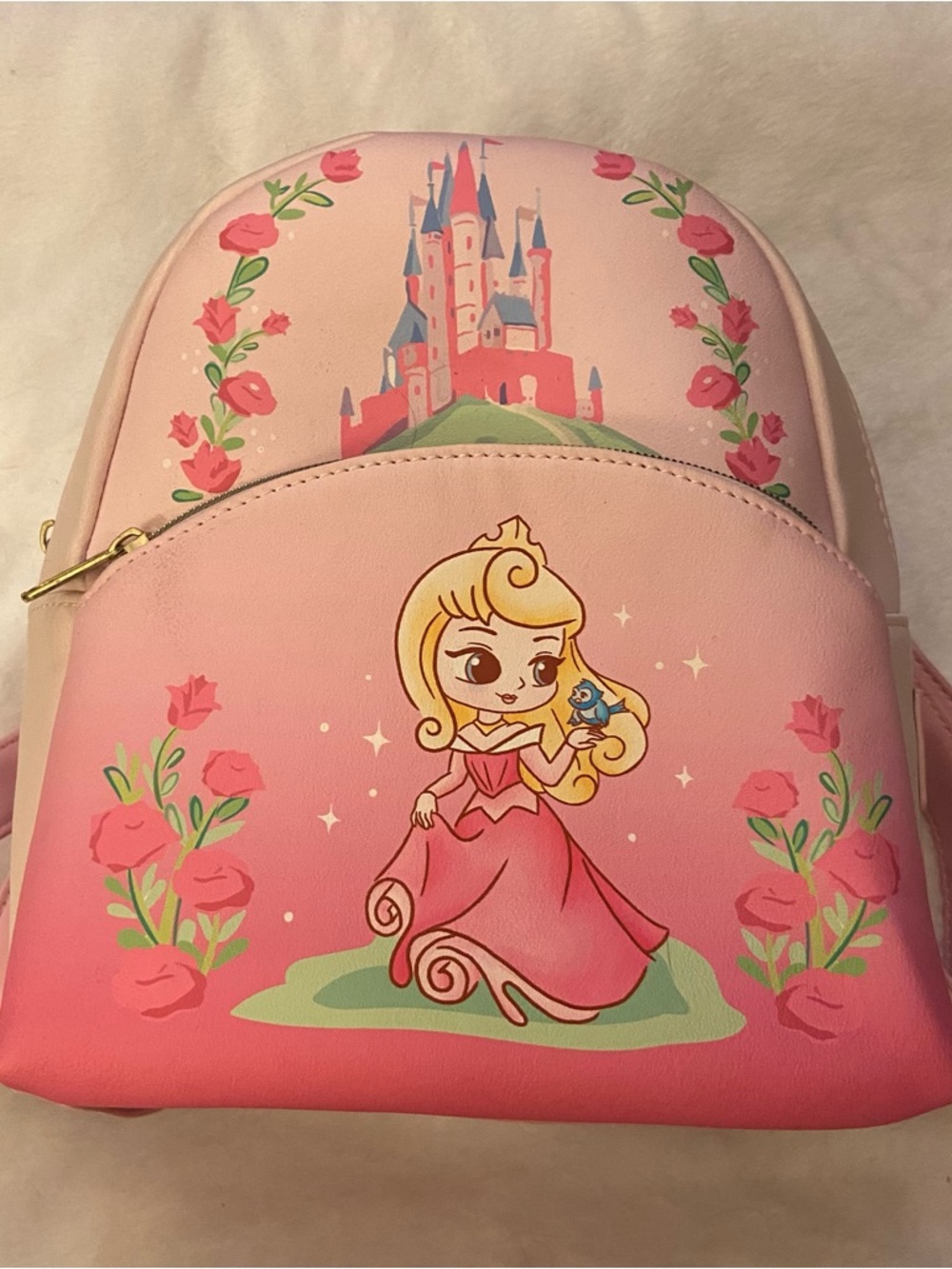 Loungefly Disney Sleeping Beauty Aurora Castle Mini Backpack
